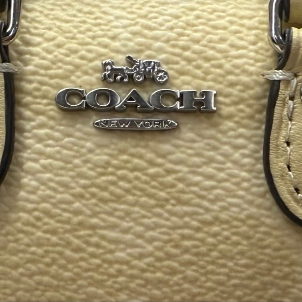 Coach Mini Rowan Bag Charm in Hay, NWT - Picture 4 of 6
